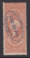 US Sc R46c, Used, 1869 Fire Association Handstamp - Revenues