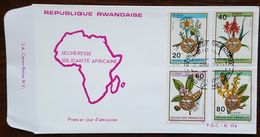 Rwanda - FDC 1969 - YT N°311 à 314 - Plantes Médicinales / Flore - 1962-1969