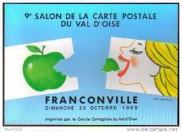 Carte Postale : 9e Salon De La Carte Postale Du Val D'Oise - Franconville - Illustration Léo Kouper (1989) - Kouper