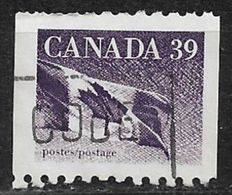 Canada 1990. Scott #1194B (U) Canadian Flag - Coil Stamps