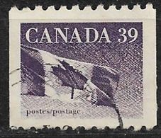 Canada 1990. Scott #1194B (U) Canadian Flag - Roulettes