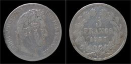 France Louis Philippe I 5 Francs 1837A - 5 Francs