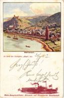 CPA AK Oberwesel An Bord Des Dampfers Elsa GERMANY (1010939) - Oberwesel