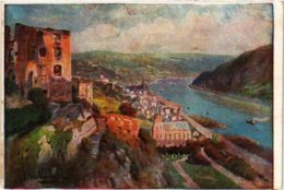 CPA AK Oberwesel Ruine Schonburg GERMANY (1010952) - Oberwesel