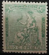 España: Año. 1873 - (Alegoría De España). Autentico Muy Buen Ejemplar. - Unused Stamps