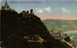 CPA AK Oberwesel Mit Schloss & Ruine Schonburg GERMANY (1011026) - Oberwesel