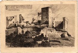 CPA AK Oberwesel Ruine Schonburg GERMANY (1011027) - Oberwesel