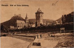 CPA AK Oberwesel Blick Auf Ruine Schonburg GERMANY (1011037) - Oberwesel