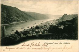 CPA AK Oberwesel Und Der Rhein GERMANY (1011092) - Oberwesel