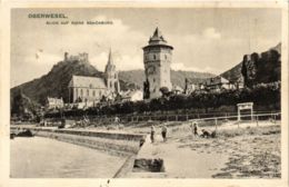 CPA AK Oberwesel Blick Auf Ruine Schonburg GERMANY (1011100) - Oberwesel