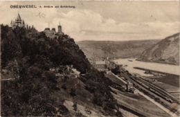 CPA AK Oberwesel Mit Schonburg GERMANY (1011104) - Oberwesel