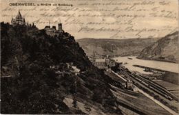 CPA AK Oberwesel Mit Schonburg GERMANY (1011137) - Oberwesel