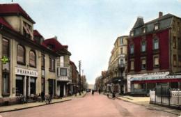 Hagondange, Rue De La Gare, Pharmacie, Cafe D` Alsace, Ca. 50er/60er Jahre - Hagondange