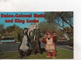 CPA.Etats-Unis.Disneyland.Baloo,Colonel Hathi And King Louie.1975 - Anaheim