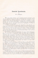 687 Prielmayer Deutsche Sprachinseln Lusern Fersental Artikel Von 1905  !! - Other & Unclassified