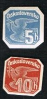 CECOSLOVACCHIA (CZECHOSLOVAKIA) -  SG N365.368  - 1937 NEWSPAPER STAMPS: DOVE   -   MINT** - Francobolli Per Giornali