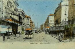 Marseille * La Cannebière * Tramway Tram - The Canebière, City Centre