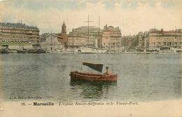 Marseille * L'église St Augustin Et Le Vieux Port - Old Port, Saint Victor, Le Panier