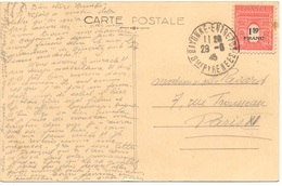 Arc De Triomphe 2eme Série 1,50 F Sur Carte Postale PYRENEES ATLANTIQUE-BAYONNE ENTREPOT 1945 - 1921-1960: Modern Tijdperk