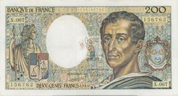 MONTESQUIEU 200 FRANCS - 1989 - X.067 - O° - COTE IPCbanknotes: 35 Euros - 200 F 1981-1994 ''Montesquieu''