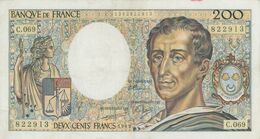 MONTESQUIEU 200 FRANCS - 1989 - C.069 - O - COTE IPCbanknotes: 20 Euros - 200 F 1981-1994 ''Montesquieu''