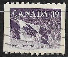 Canada 1990. Scott #1194B (U) Canadian Flag - Rollo De Sellos