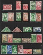 NEW ZEALAND 1936 - 1951 FINE USED COLLECTION OF HEALTH STAMP SETS Cat £55+ - Verzamelingen & Reeksen