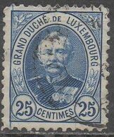 LUXEMBOURG  __N°62__ OBL VOIR SCAN - 1891 Adolphe De Face