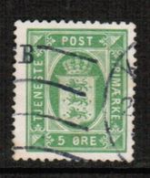 DENMARK  Scott # O 19 VF USED (Stamp Scan # 718) - Service