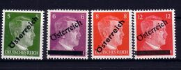 AUSTRIA - OSTERREICH - 1945 - HITLER SOVRASTAMPATI OSTERREICH - NUOVI MNH - 1945-60 Unused Stamps