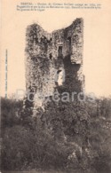Derval - Donjon Du Chateau St Clair - Castle Ruins - Old Postcard - France - Unused - Derval
