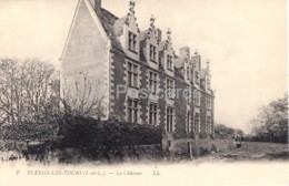 Plessis Les Tours - Le Chateau - Castle - 2 - Old Postcard - France - Unused - La Riche