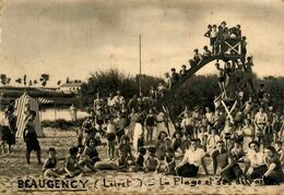 Beaugency * La Plage Et Ses Attraits * Toboggan Jeux D'enfants Baigneurs - Beaugency