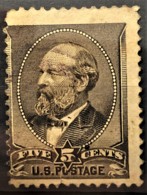 USA 1882 - Canceled - Sc# 205 - 5c - Used Stamps