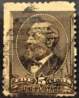 USA 1882 - Canceled - Sc# 205 - 5c - Gebraucht