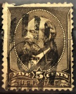 USA 1882 - Canceled - Sc# 205 - 5c - Gebraucht