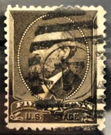 USA 1882 - Canceled - Sc# 205 - 5c - Gebraucht