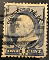 USA 1887 - Canceled - Sc# 212 - 1c - Oblitérés