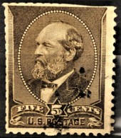 USA 1882 - Canceled - Sc# 205 - 5c - Gebraucht