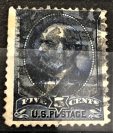 USA 1888 - Canceled - Sc# 216 - 5c - Oblitérés