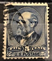 USA 1888 - Canceled - Sc# 216 - 5c - Oblitérés