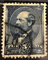 USA 1888 - Canceled - Sc# 216 - 5c - Gebraucht