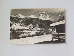 CPSM Les Contamines 74, Vue D'ensemble, Le Bionnassay, Les Dômes De Miage - Contamine-sur-Arve