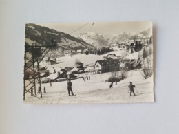 CPSM Les Contamines 74, Le Téléski Des Loyers, Skieurs - Contamine-sur-Arve