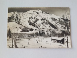 CPSM Les Contamines 74, La Patinoire Et Le Mont Joly, Patinage, Patins à Glace - Contamine-sur-Arve