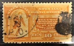 USA 1893 - Canceled - Sc# E3 - Special Delivery 10c - Expres & Aangetekend