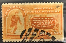 USA 1893 - Canceled - Sc# E3 - Special Delivery 10c - Express & Recomendados