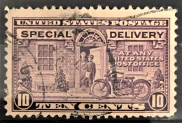 USA 1922 - Canceled - Sc# E12 - Special Delivery 10c - Special Delivery, Registration & Certified