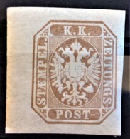 AUSTRIA 1863 - MLH - ANK 29N. - Neudruck 1894 - Zeitungsmarke - Probe- Und Nachdrucke