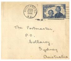 (G 27) Older Cover - Posted From New Zealand To Australia - (1944) - Cartas & Documentos